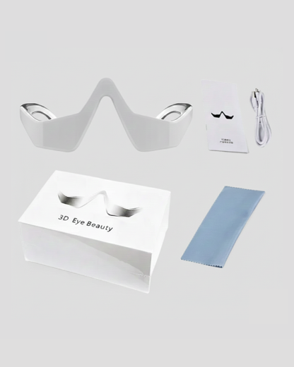 3D Red Light EMS Eye Massager Eyecare Glasses Dark Circles Puffiness Wrinkles Reduction Eye Fatigue Relaxing Beauty Care Device