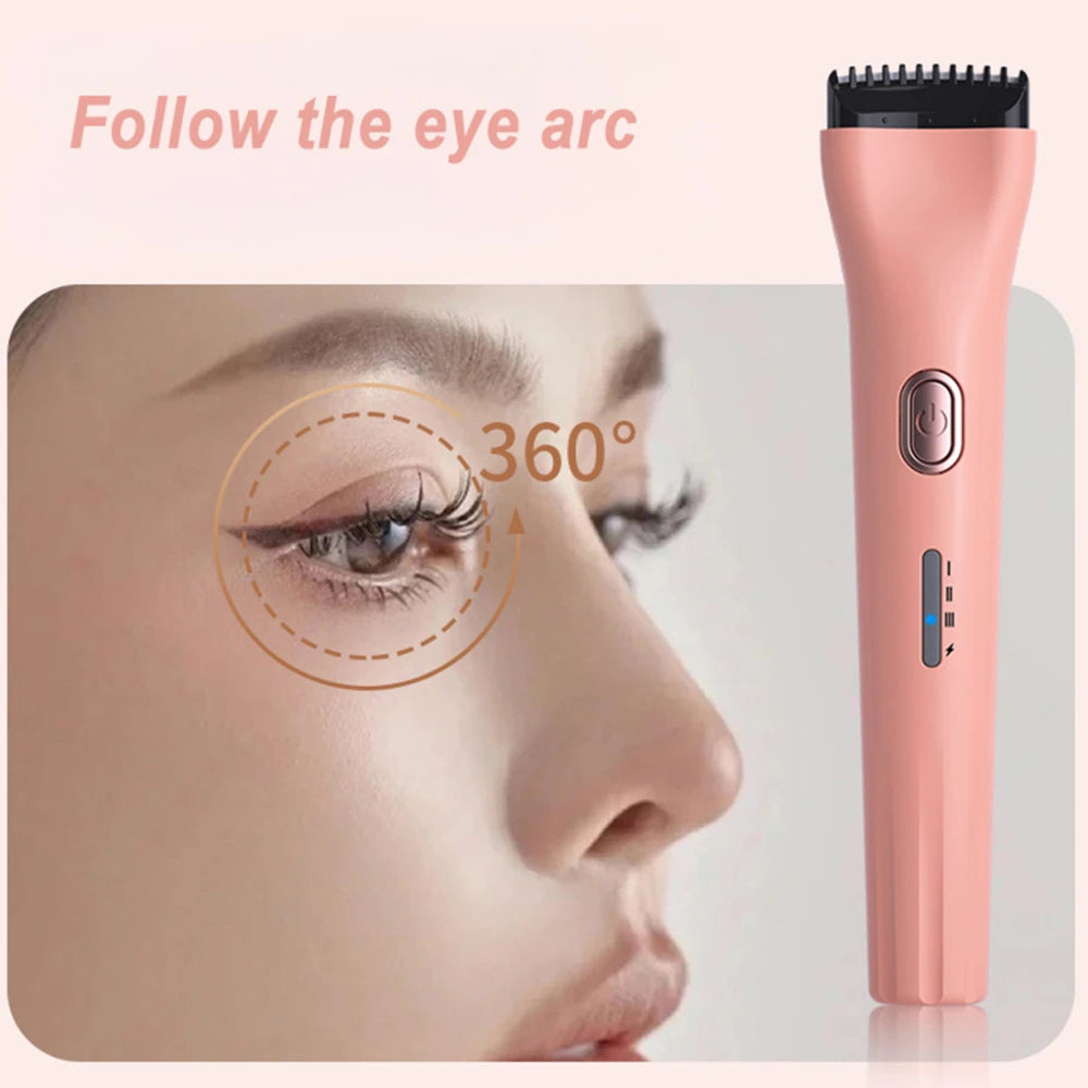 Portable 5D Heating Curling Electric Eyelash Curler 3 Modes Perm Eyelash Curler Heated Eyelash Grafting Long Lasting Makeup Tool